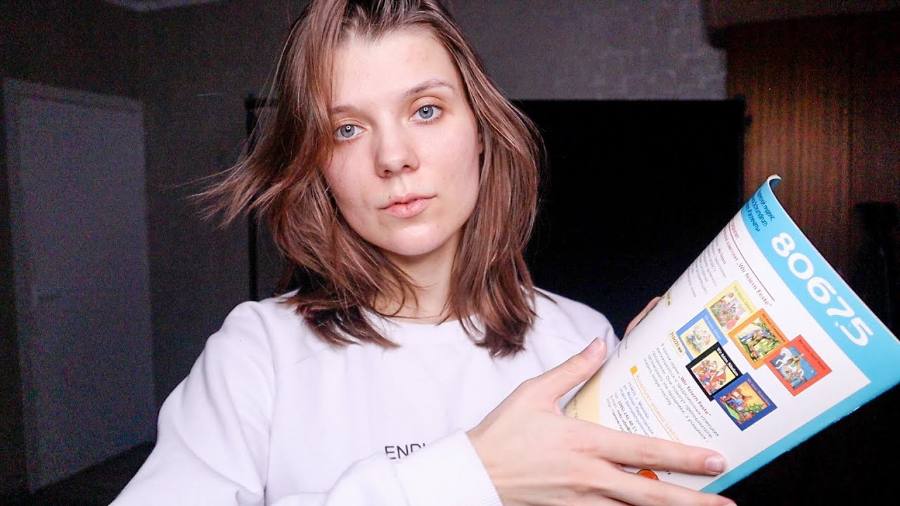 ASMR Zeitschrift vorlesen, bevor du zu Bett gehst