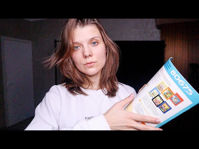 ASMR Zeitschrift vorlesen, bevor du zu Bett gehst
