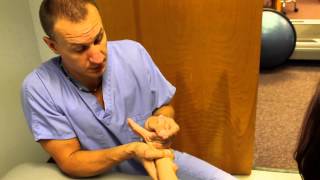 Dr  Justin Deskovich Demonstrates Hand and Wrist Joint Mobilization for the Nxt Gen Institute of Phy