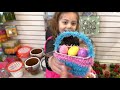 Melisa Renkli Yumurta Çantası buldu ve Kardeşi İçin Doğum Günü Süsleri Alıyor #birthday#party