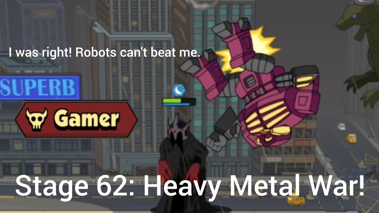 Punch TV Gamer mode stage 62: Heavy Metal War!