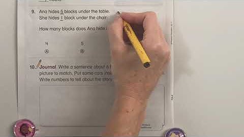 1.2c Envision Math First Grade Topic 1 Lesson 2 problem solving