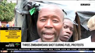 3 shot in Zimbabwe fuel hike protests