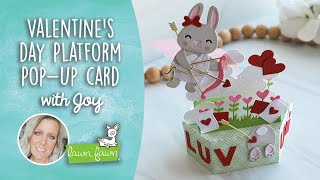 Valentine's Day Platform Pop-Up card with Joy