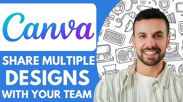 How to Share Multiple Canva Designs with Your Team - 2025 (NEW METHOD)
