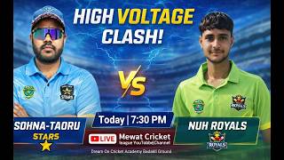 MEWAT CRICKET LEAGUE MATCH 3 (SOHNA TAORU STAR VS NUH ROYAL) screenshot 1