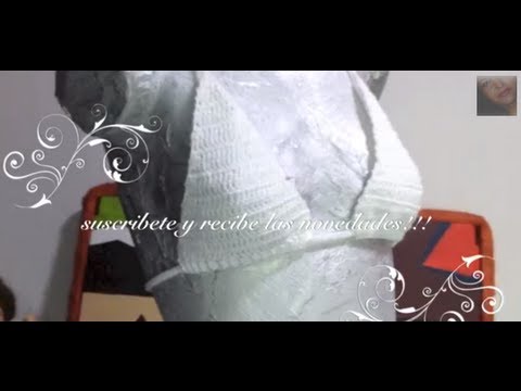 Como tejer top bra punto vareta ganchillo crochet youtube