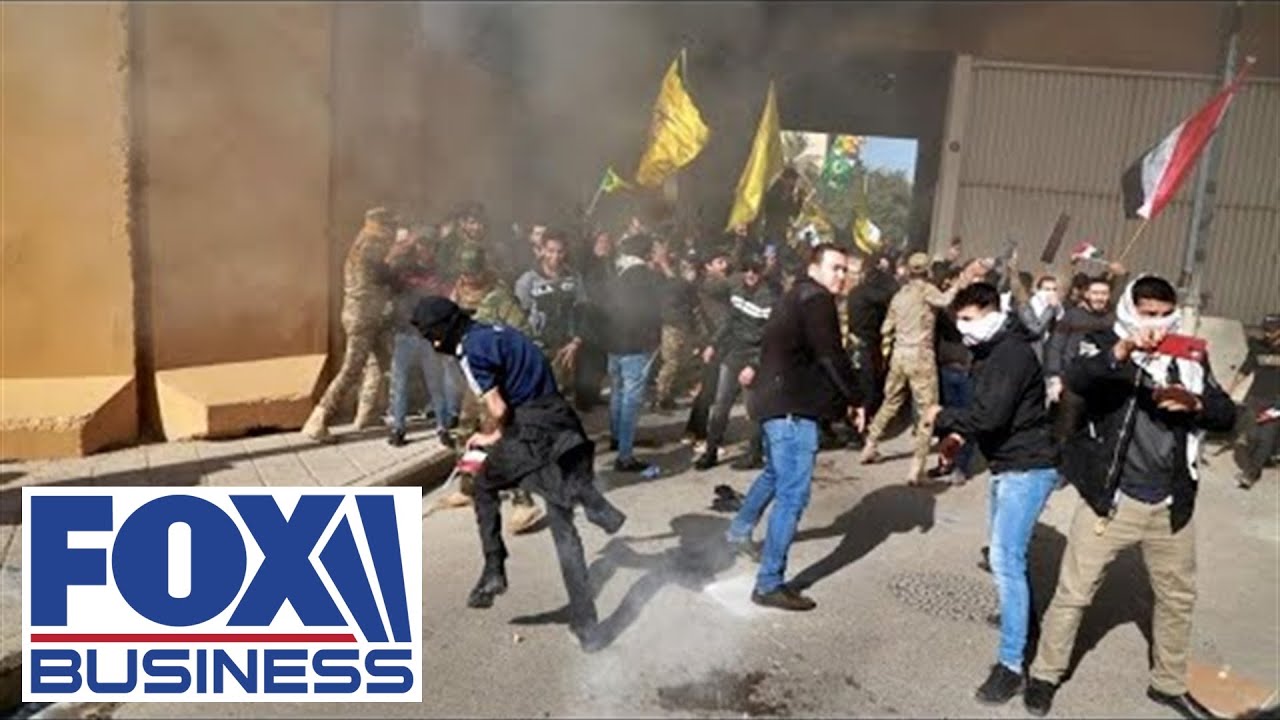 US Embassy stormed by protesters in Iraq