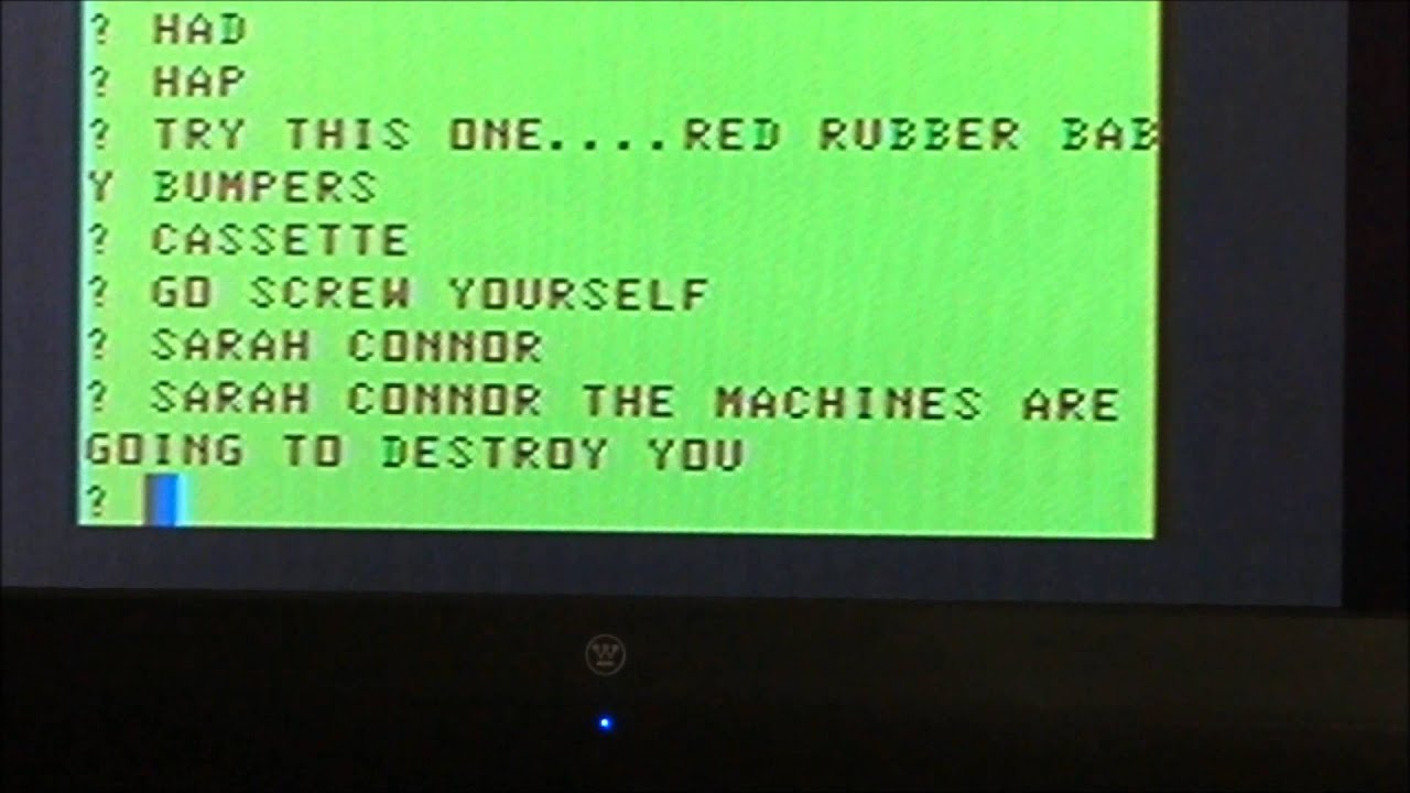 Tandy speech sound pak color computer 2 potty mouth. - YouTube