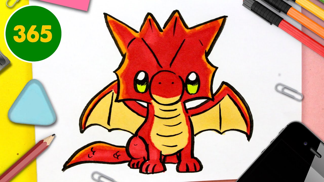 Comment Dessiner Un Dragon Kawaii Dessins Kawaii Faciles Apprenez A Dessiner Avec Jape Youtube