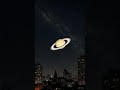 What If Saturn Was Our Moon? 😳