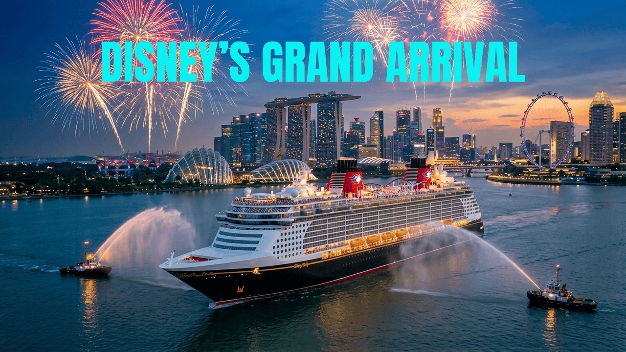 Disney’s Largest Cruise Arrives in Singapore