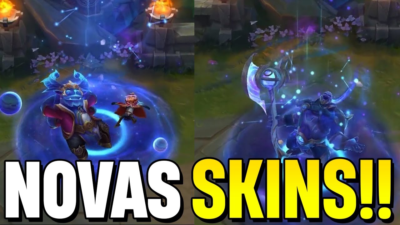 A nova skin do Jhin Cosmos Negro ainda - League of Legends