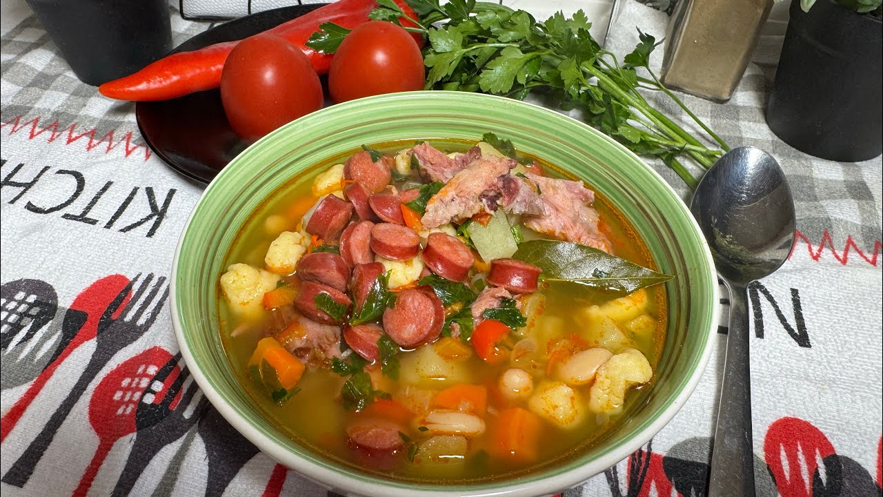 Венгерский суп Боб Левеш с чипетками | Такой суп Вы точно не пробовали ! Рецепты просто