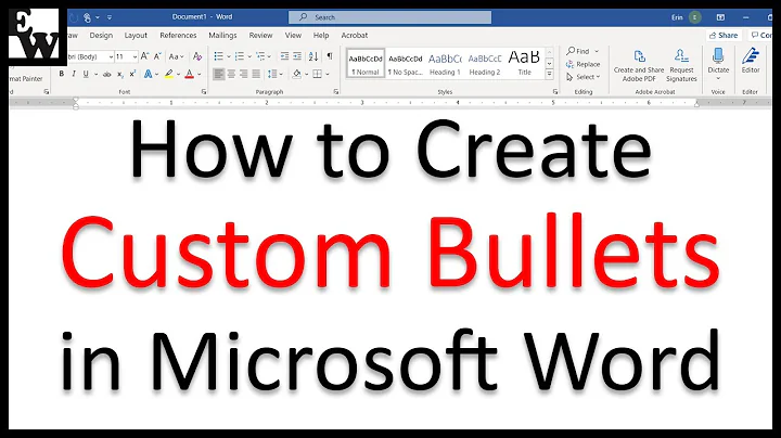 How to Create Custom Bullets in Microsoft Word