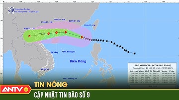 Dự báo mới nhất thời gian bão số 9 Ragasa đi vào đất liền | ANTV