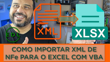 Importar XML de Nota Fiscal Eletrônica (NFe) para Excel com VBA | Passo a Passo (Parte 08)