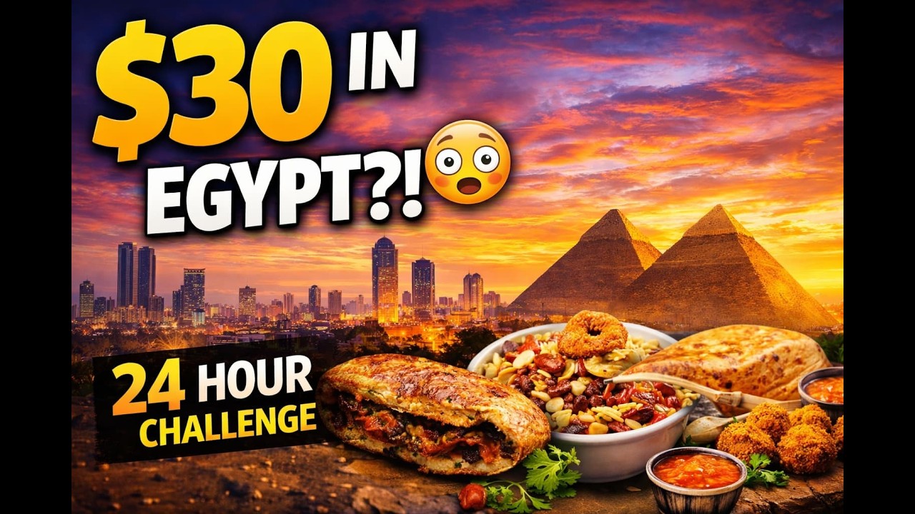 $30 a Day in Egypt 🇪🇬 | Ultimate Budget Travel Challenge 2026