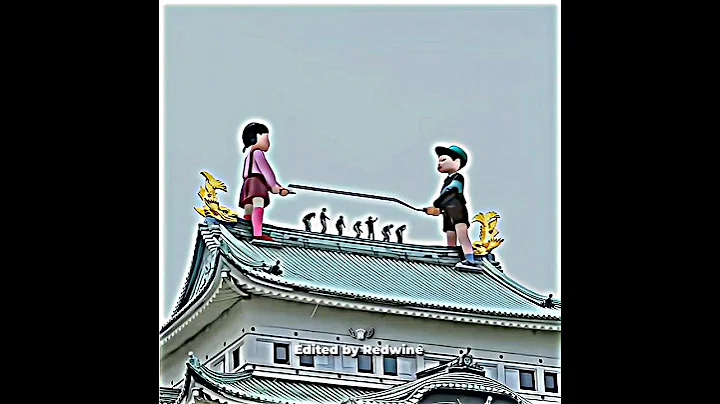 Jump rope game on the roof ☠️ 🎬 #squidgame #squidgame2 #squidgame3 #kdrama #shorts