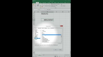 Adding Zero 0 Before a Number in Excel | Mobile Number Format in Excel
