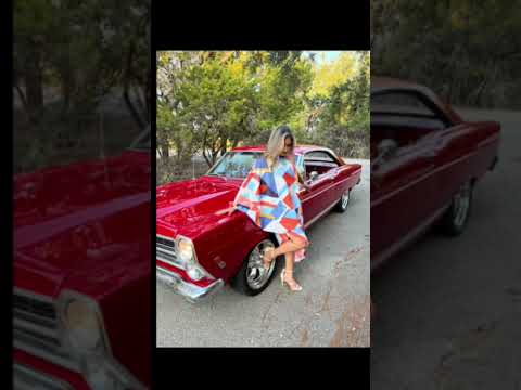 Barbie would have rather had a Ford Musclecar but she settled for a pink Vette!