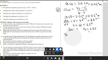 Tutorial Sheet  2  physics 101 .  Linear motion,  projectiles, relative velocity