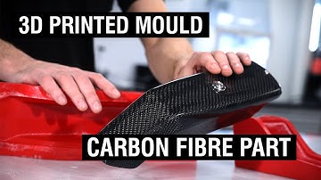Hand Laminating a Carbon Fibre Part Directly into a 3D Printed Mould