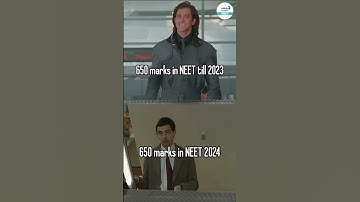 NEET Marks 2023 vs 2024 | NEET Results #neetscam #neetresults #trendingshorts #neet2024result #short