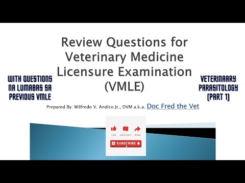 VMLE _Veterinary Parasitology (Part 1) with questions na lumabas sa #boardexam  #prc  #vetmed