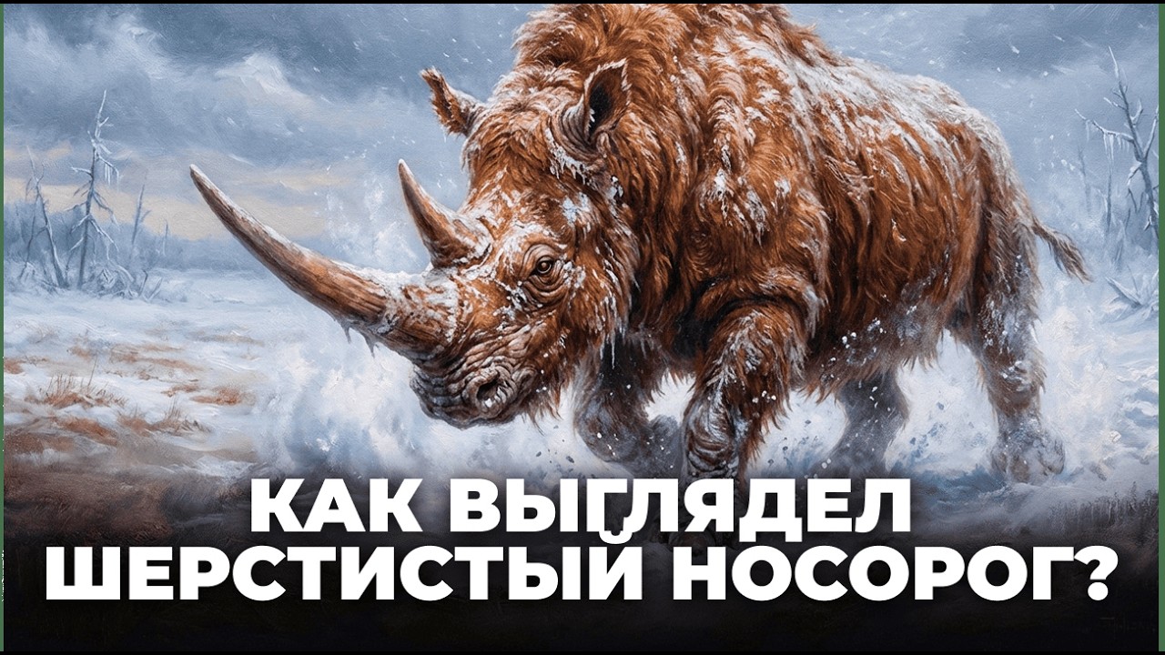Шерстистый носорог: крупнейший травоядный ГИГАНТ Плейстоцена, который был опаснее мамонта