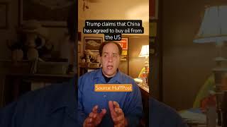 Trump claims that China has agreed to buy oil from the US
