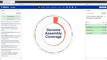 Galaxy for Bioinformatics   How to Generate Circos Plot for Coverage of Genome Assembly  Contigs