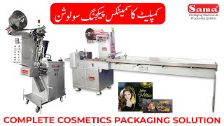 Cosmetics Packaging Machine — Automated Filling, Sealing & Labeling