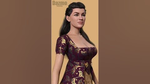 Daz3d Animation | Rosa Maria | Maiden Princess Outfit | Daz Studio