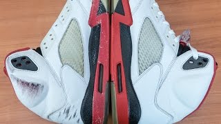 Restorations with Vick - Air Jordan Fire Red 5 Restoration