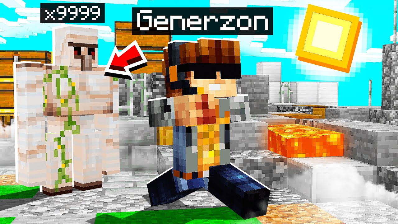 MY BIGGEST IRON GOLEM FARM EVER in SKYBLOCK! Minecraft Skyblock Let's