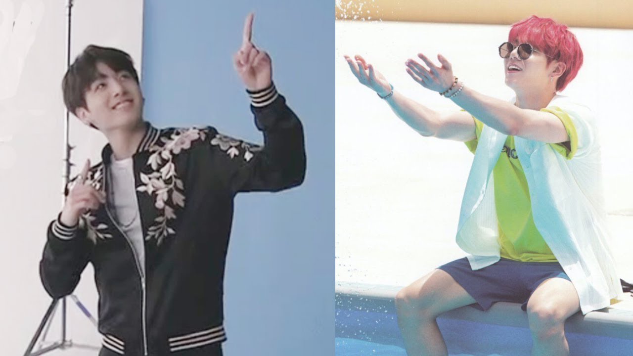 JUNGKOOK (정국 BTS) IMITATING HIS HYUNGS! - YouTube