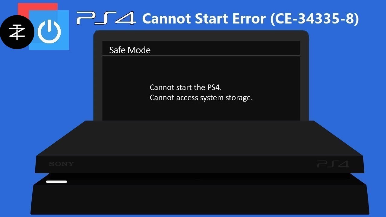 Game starting error. Ce-34335-8 на ps4. Нет доступа к системному накопителю ps4. Ce-34335-8 ошибка ps4. Ошибка жесткого диска ps4.