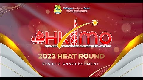HKIMO - HEAT ROUND RESULTS ANNOUNCEMENT
