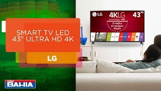LG 43UF6400 43″ 4K Ultra HD 2160p 120Hz LED HDTV (4K x 2K) Confira a Smart TV LED 43