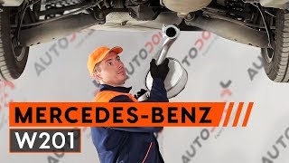 Fikse Bakre eksospotte selv videoguide på MERCEDES-BENZ 190