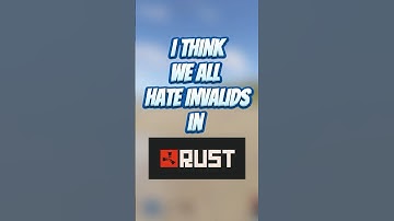I THINK WE ALL HATE INVALIDS IN RUST… #fyp #xyzbca #viral #xbox #ps5 #pc #rust #rustclips #kick