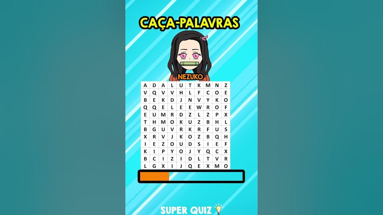 NEZUKO WORDSEARCH! FIND THE DEMON SLAYER CHARACTER NAME IN THE