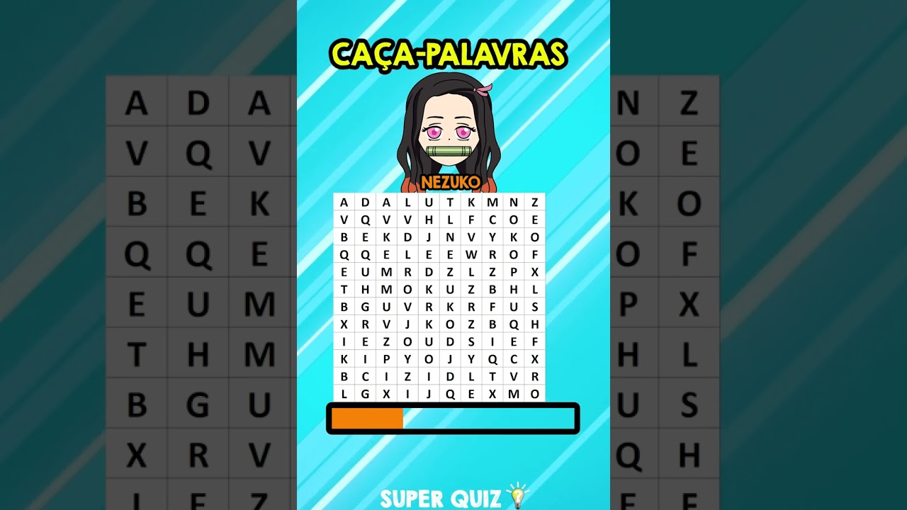 NEZUKO WORDSEARCH! FIND THE DEMON SLAYER CHARACTER NAME IN THE