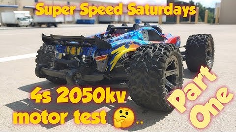 Super Speed Saturdays - Traxxas Rustler 4x4 4s Test Part One