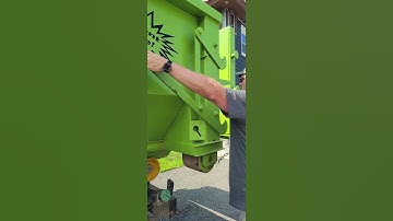 How to open and close the back gate on the back of a Trash Panda Dumpster.