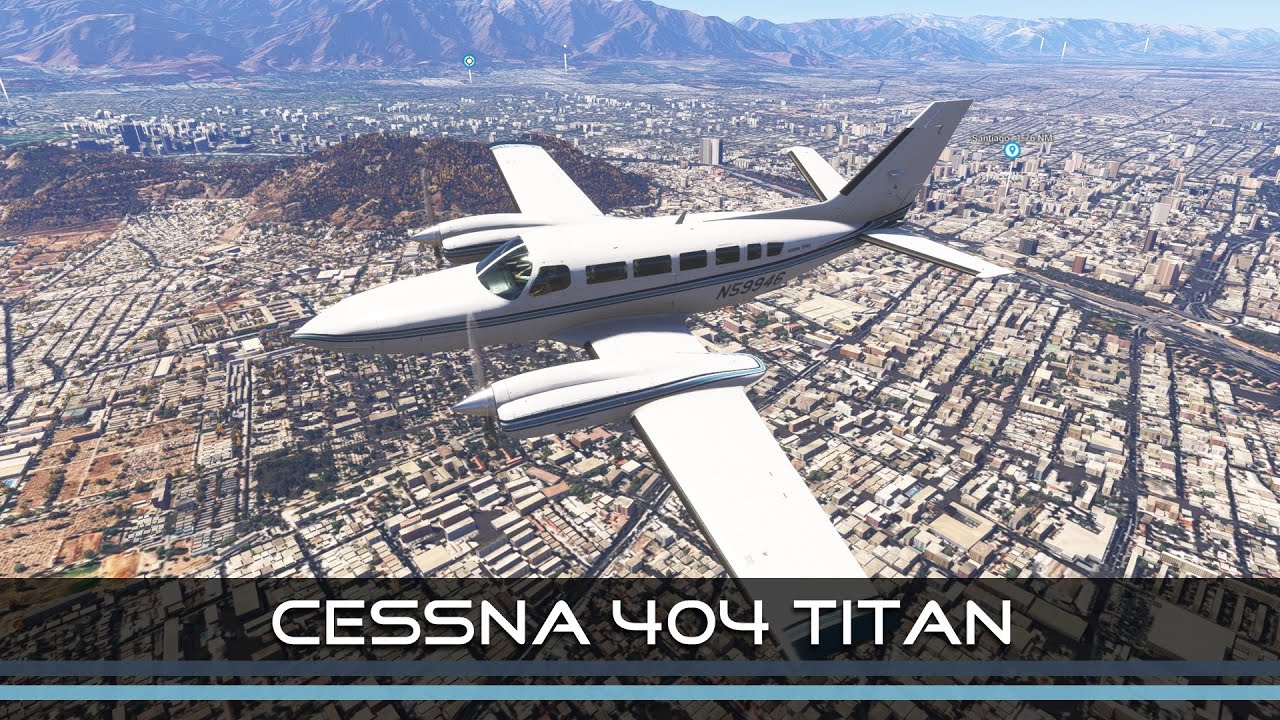 Flying the Cessna 404 Titan - Microsoft Flight Simulator 2024