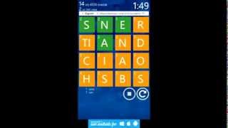 Wordament (by Microsoft Corporation) - words puzzle game for Android and iOS - gameplay. screenshot 4
