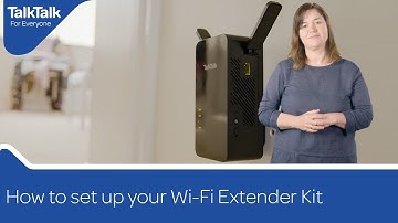 How to set-up your WiFi Extender Kit - British Sign Language Version
