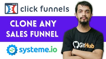 Clone Clickfunnels Sales Funnel to Systeme.io 👉 Clickfunnels Alternative